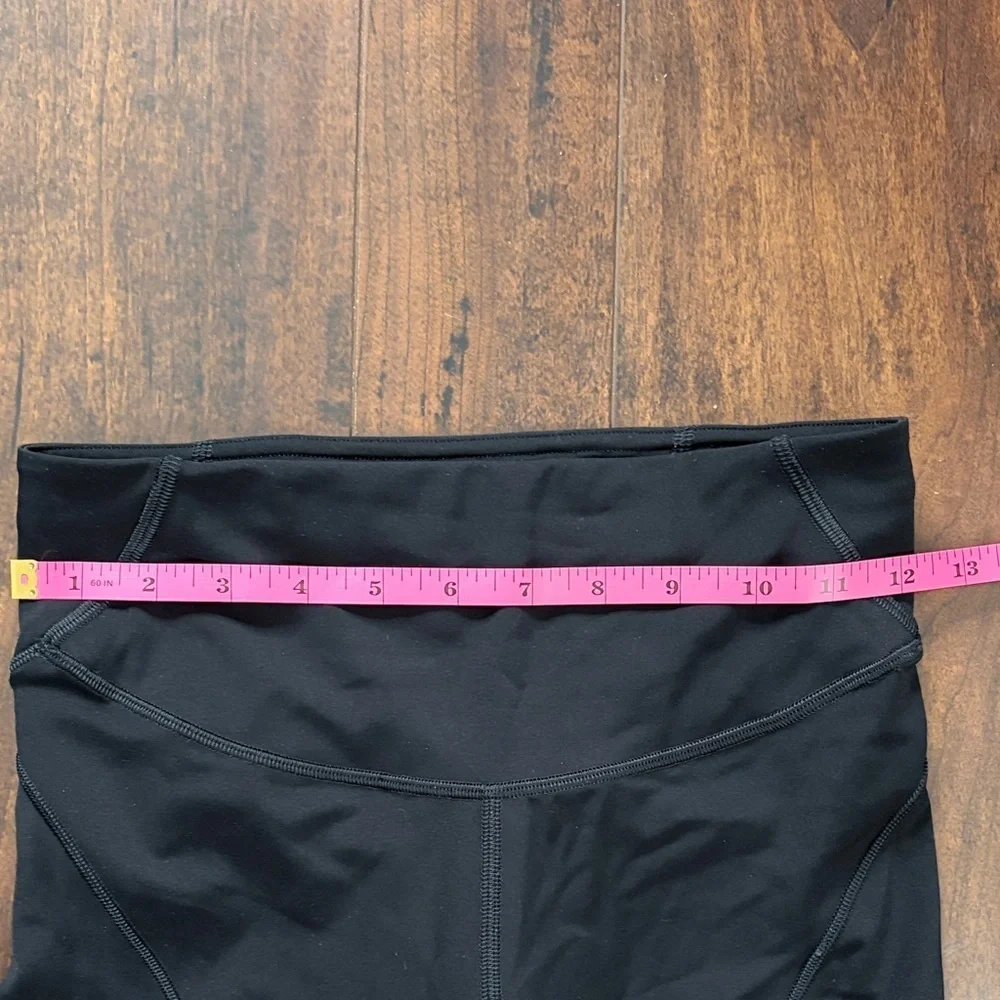 lululemon athletica Black Leggings with Reflective Stripes